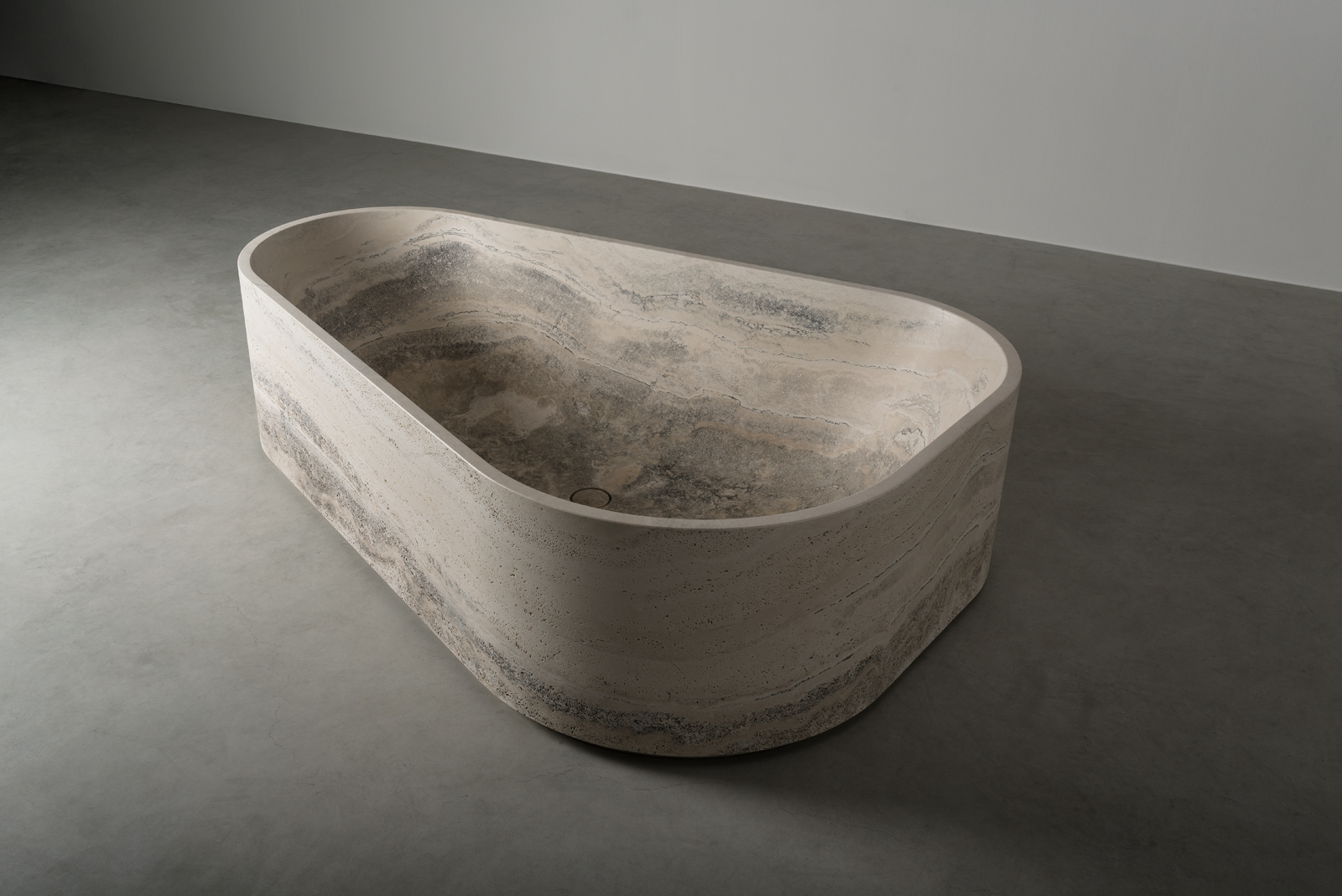 Vaselli_Balnea triangular bathtub - Bianco Rapolano_DAD2593